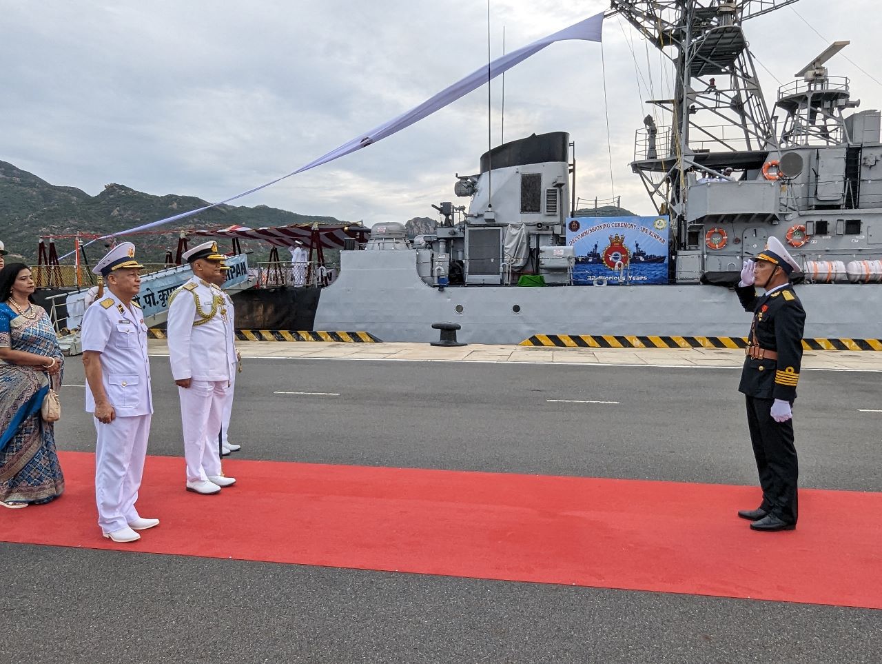 India Hands over INS Kripan to Vietnam